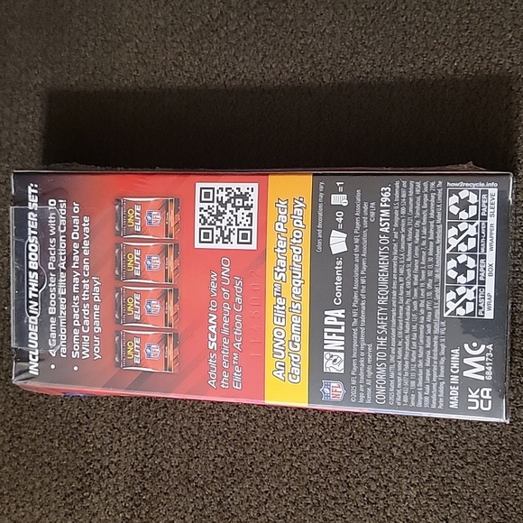 UNO Elite NFL 2025 Core Edition Booster Set Plus Vibrant Cards Design - Picture 5 of 8
